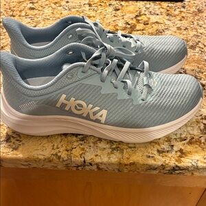 Hoka Sky Blue Athletic Sneakers